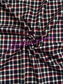 Костюмна темно-синя у кольорову клітку