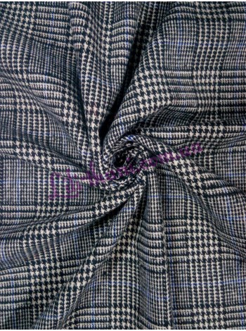 Костюмна клітка з синьою смужкою