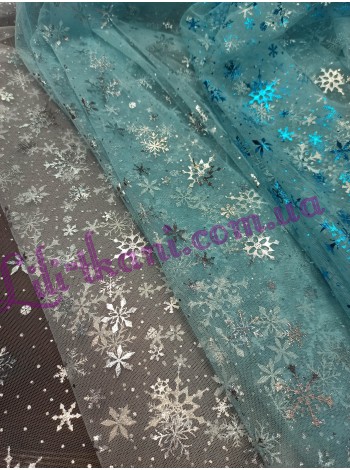 Сніжинки на сітці