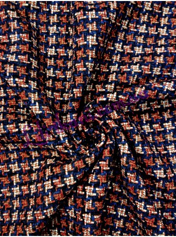 Твід коричнево-синя клітина